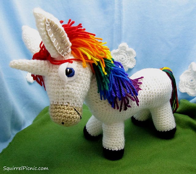 Rainbow Donkey Unicorn Crochet Pattern