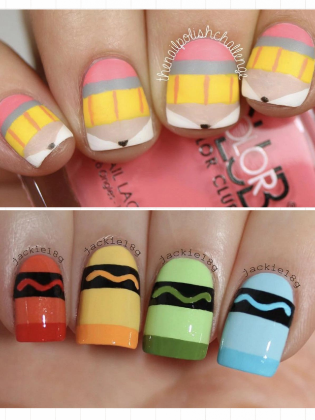 50+ Cute Back to School Nail Ideas for Teachers + Students