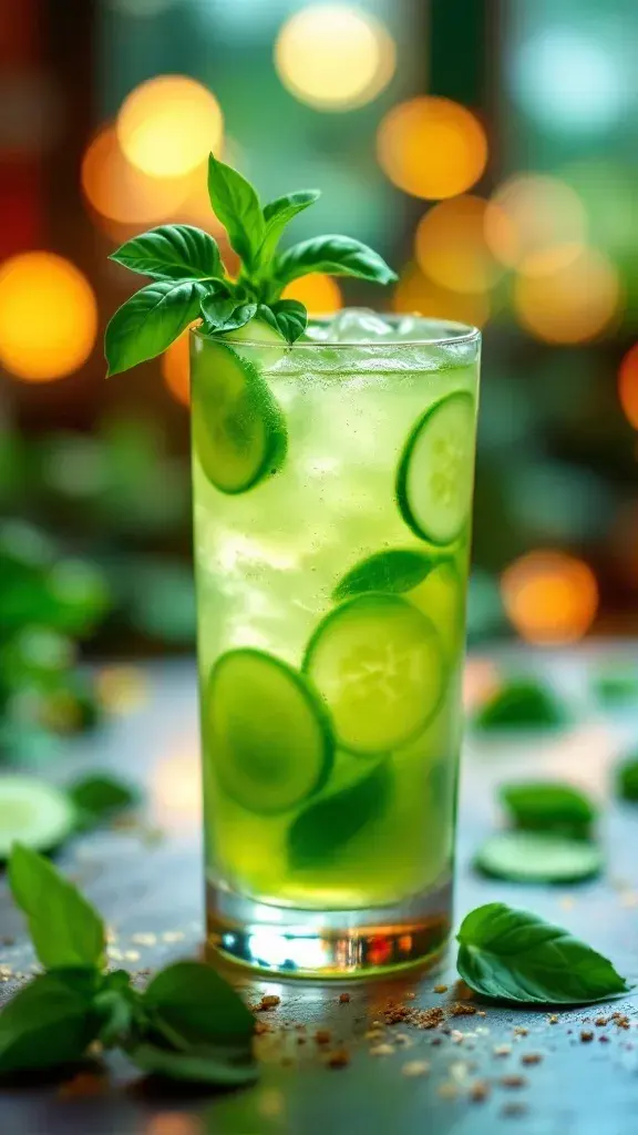 ๐ฅ Cucumber Basil Gimlet ๐ฑCool, crisp, and oh-so-refreshing! This Cucumber Basil Gimlet is the ultimate green cocktail for when you want something light and herbaceous.