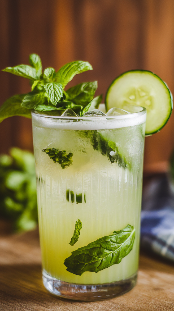 The Cucumber Cooler is a refreshing vodka cocktail that brightens up any gathering. With its crisp cucumber flavor and the vibrant notes of fresh herbs, this drink is both light and invigorating. Perfect for warm days or casual evenings, it’s simple to whip up, making it a go-to choice for both novice and seasoned mixologists.