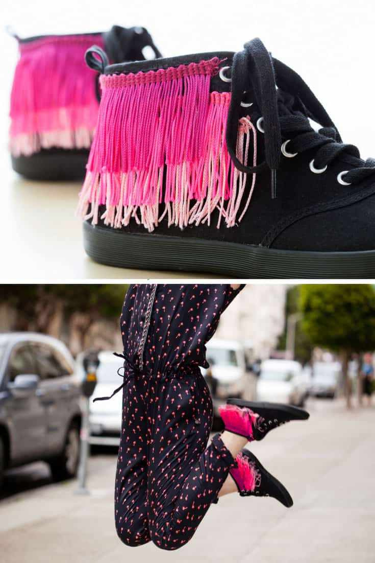 How to Fringe Up Your Sneaks in Under 5 Minutes