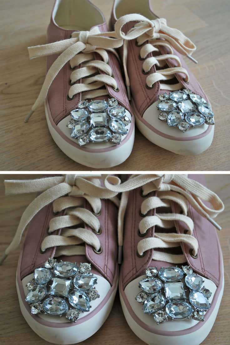 DIY Jeweled Sneakers