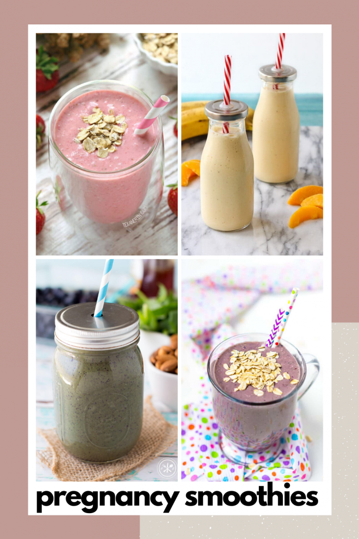 25 + Easy Pregnancy Smoothie Recipes {Perfect for your first trimester}