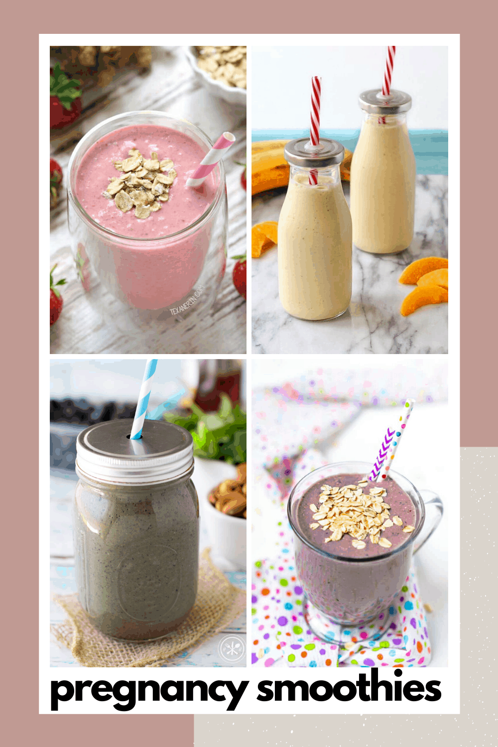 If you're feeling nauseous and can't face solid foods check out these healthy pregnancy smoothie recipes