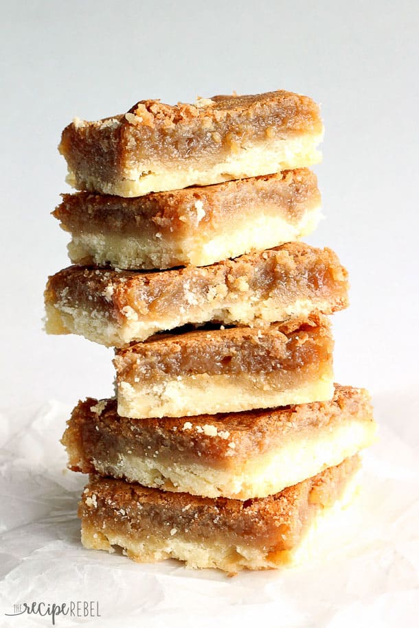 BUTTER TART SQUARES