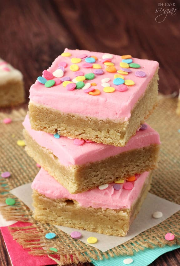 FROSTED SUGAR COOKIE BARS