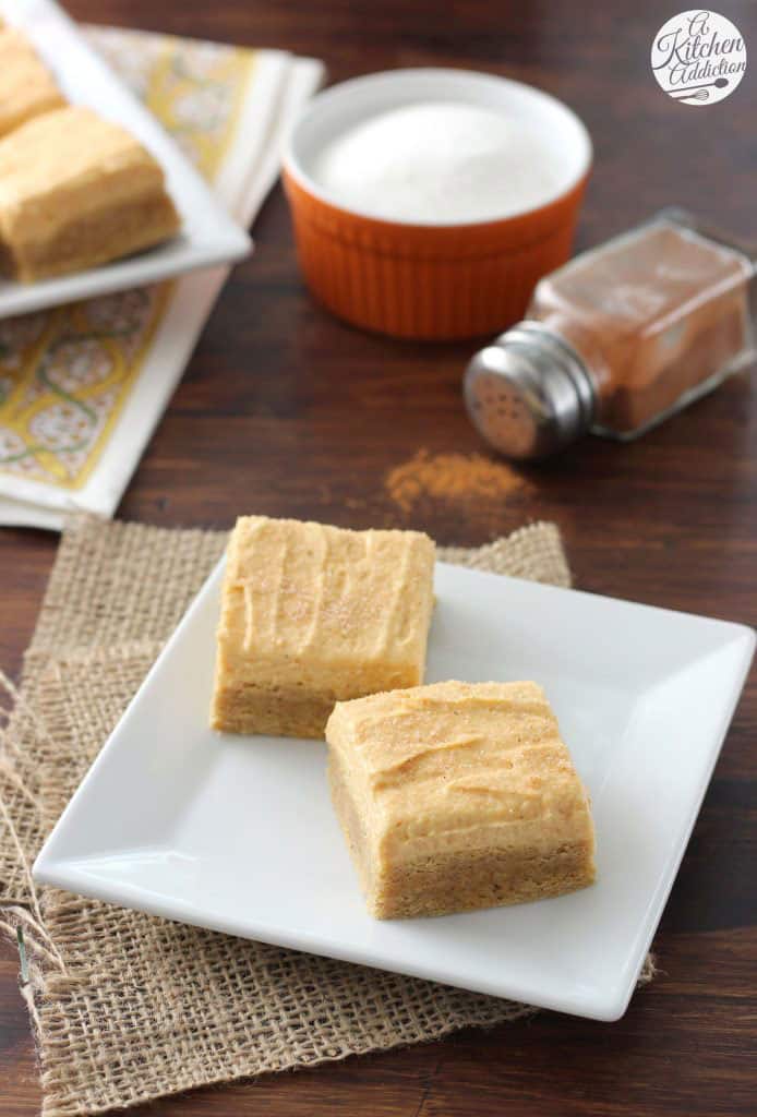 PUMPKIN SNICKERDOODLE COOKIE BARS