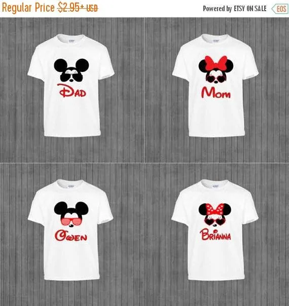 12 Totally Magic Matching Disney Family Shirt Ideas for Your Vacation