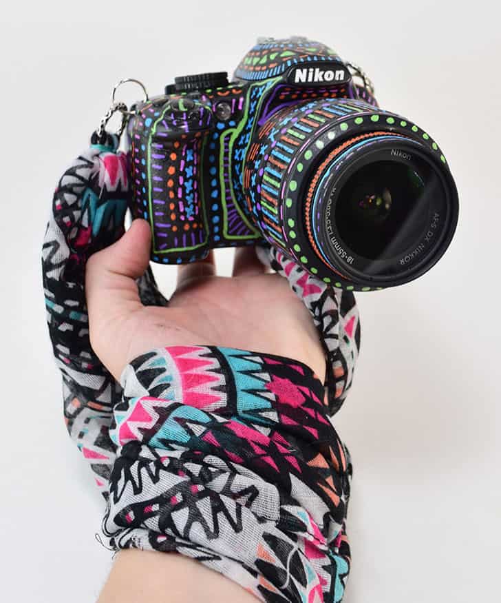 DIY Scarf Camera Strap