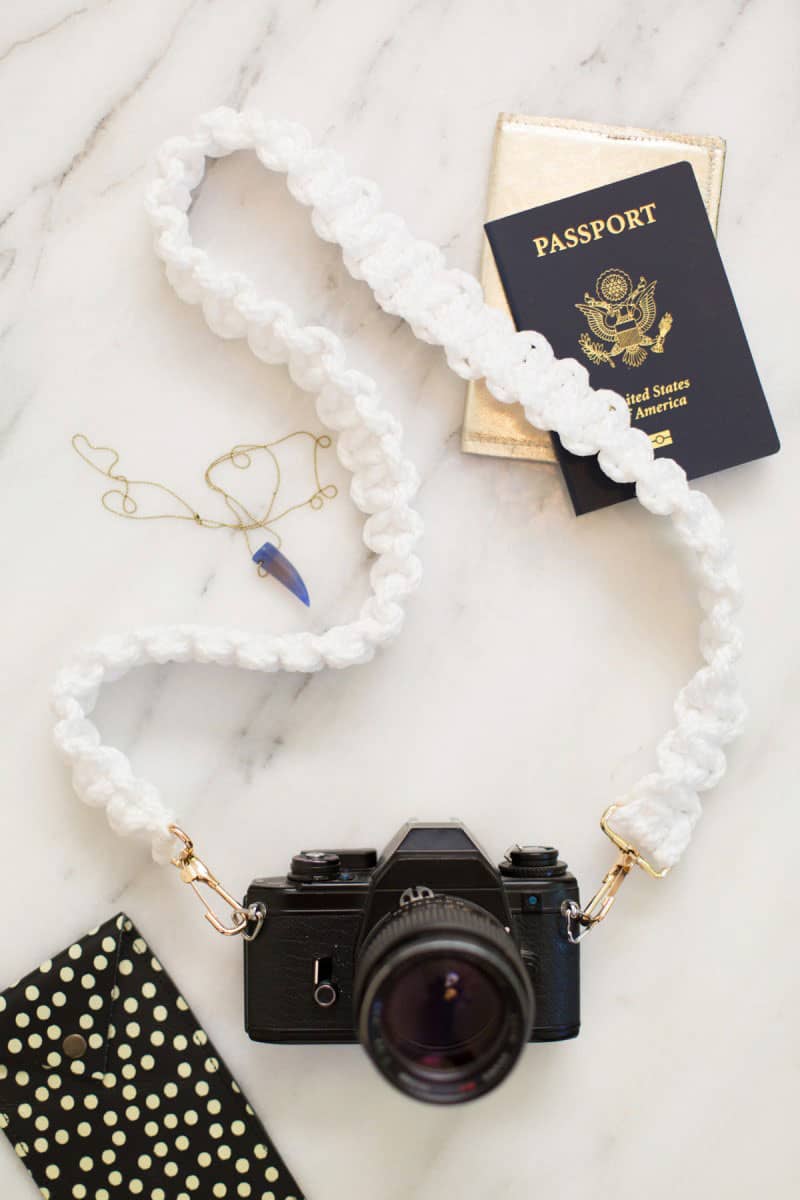 DIY Macrame Camera Strap