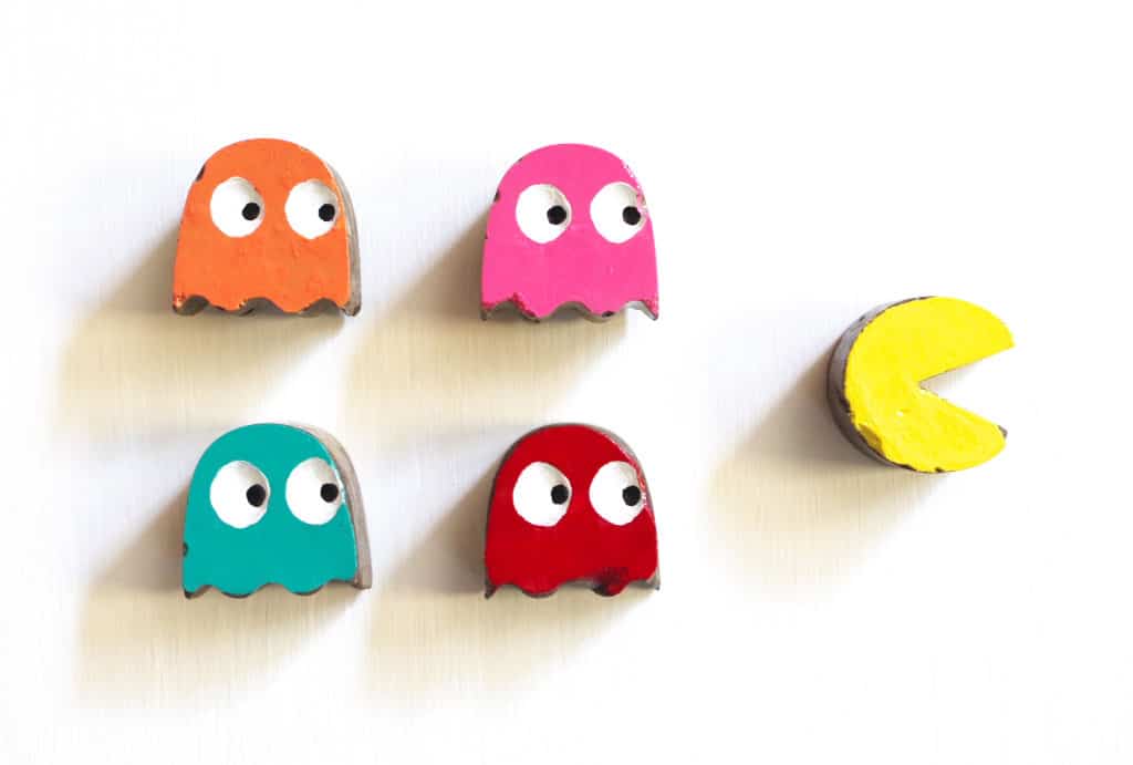 Cement Pacman Magnets