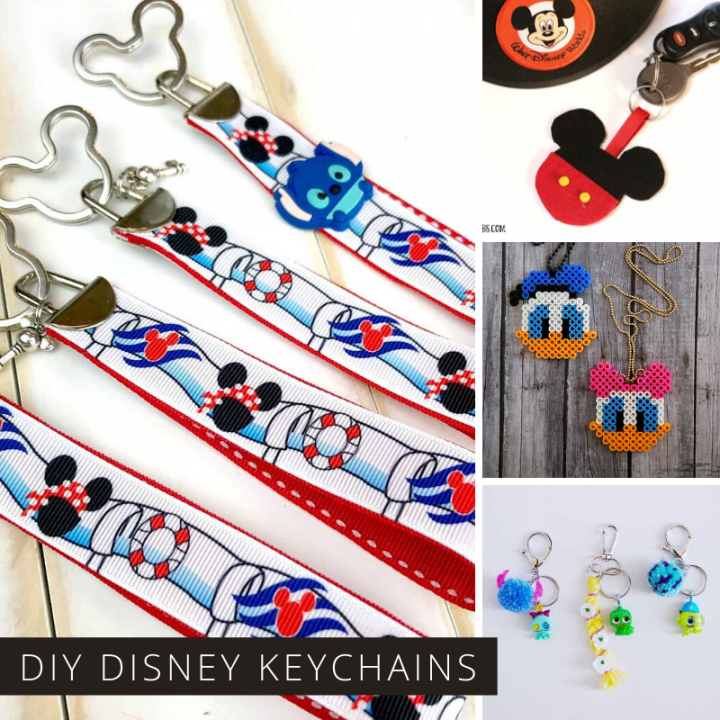 You'll Have a Blast Making These Disney Keychains With Your Kids