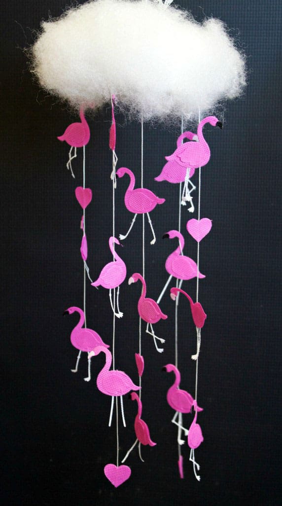 It’s Raining Flamingos! DIY Mobile Tutorial