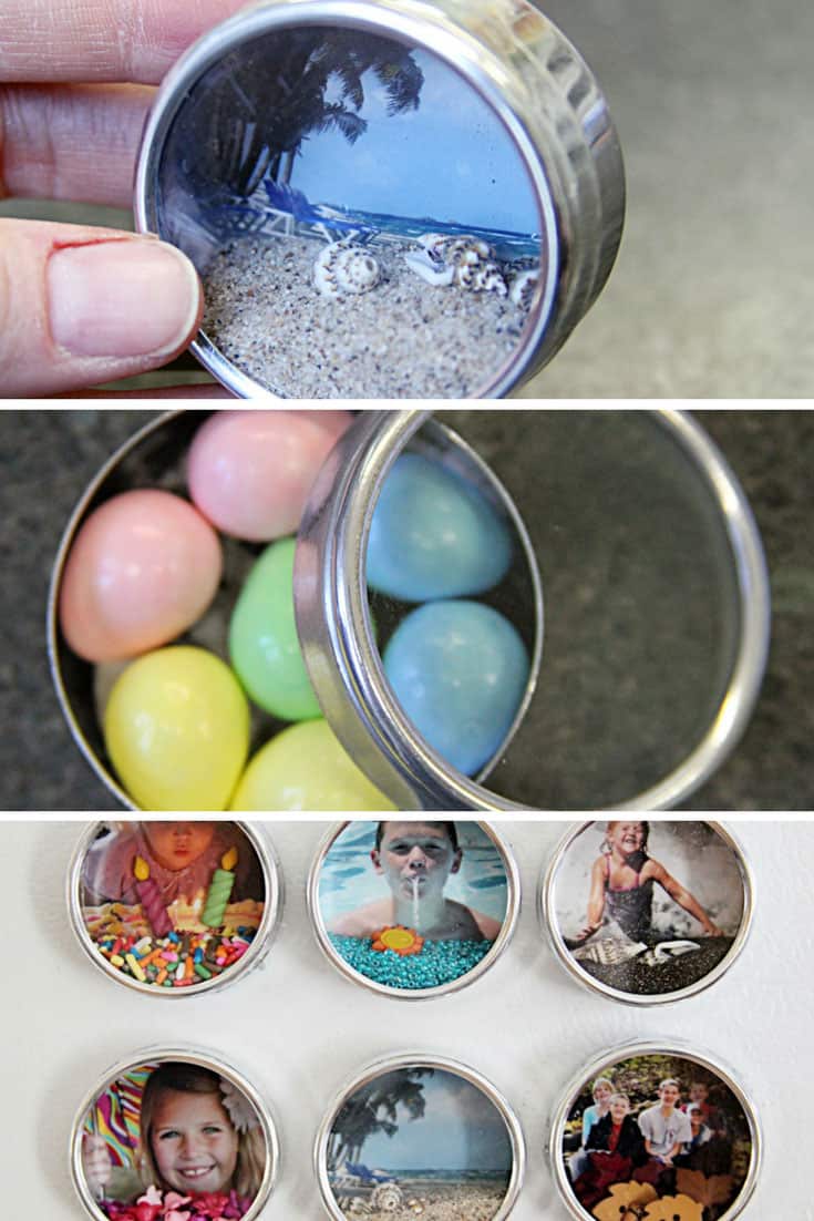 Mini Shadow Box Fridge Magnets