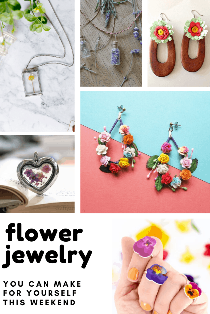 Loving these diy jewelery pieces - so many ways to include flowers in your statement pieces!