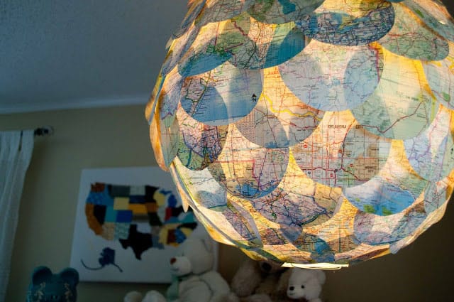 DIY: Map Pendant