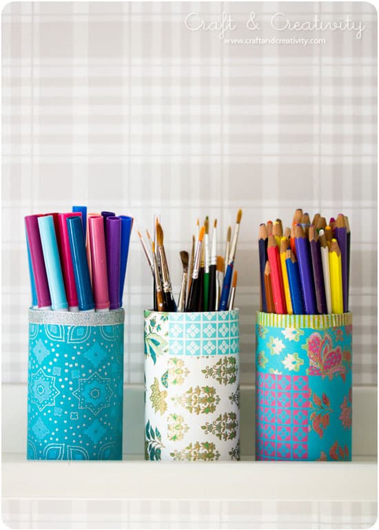 Decorated Pencil Holders