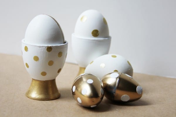 DIY Gold Easter Eggs