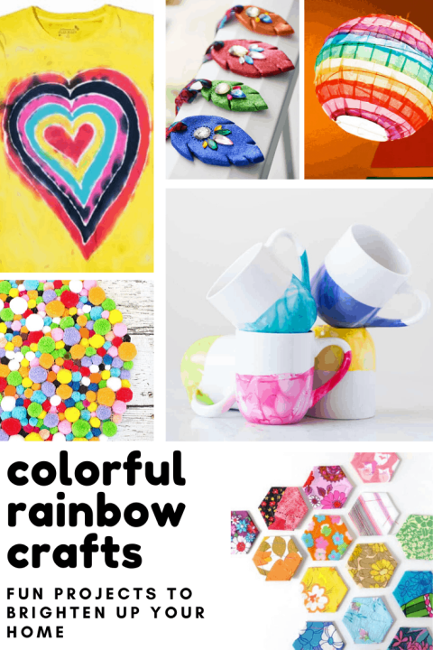 Loving these DIY rainbow crafts - so many projects to brighten up your day!