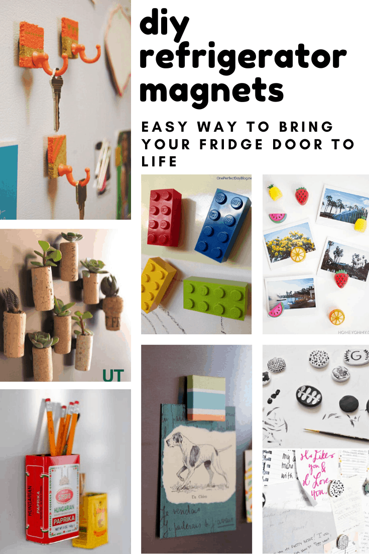 This weekend why not have fun decorating your fridge with these diy refrigerator magnet projects that are great fun for kids and grownups!