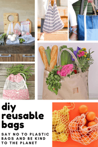 These DIY reusable bags are easy to make and kinder to the planet than plastic bags