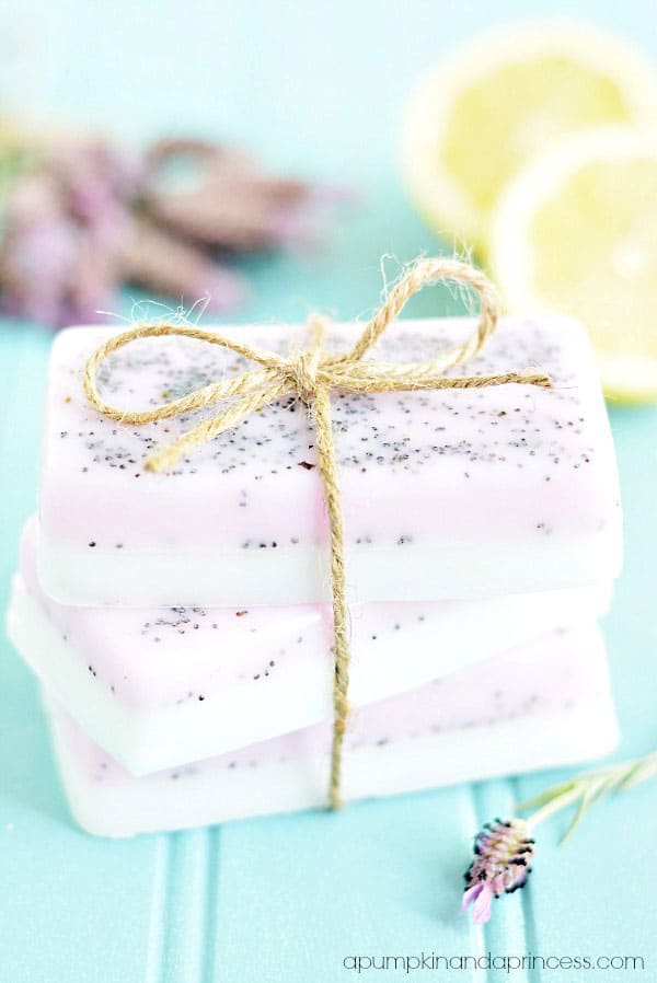 Make Your Own Soap: Grapefruit Mint Poppyseed Bars - A Beautiful Mess