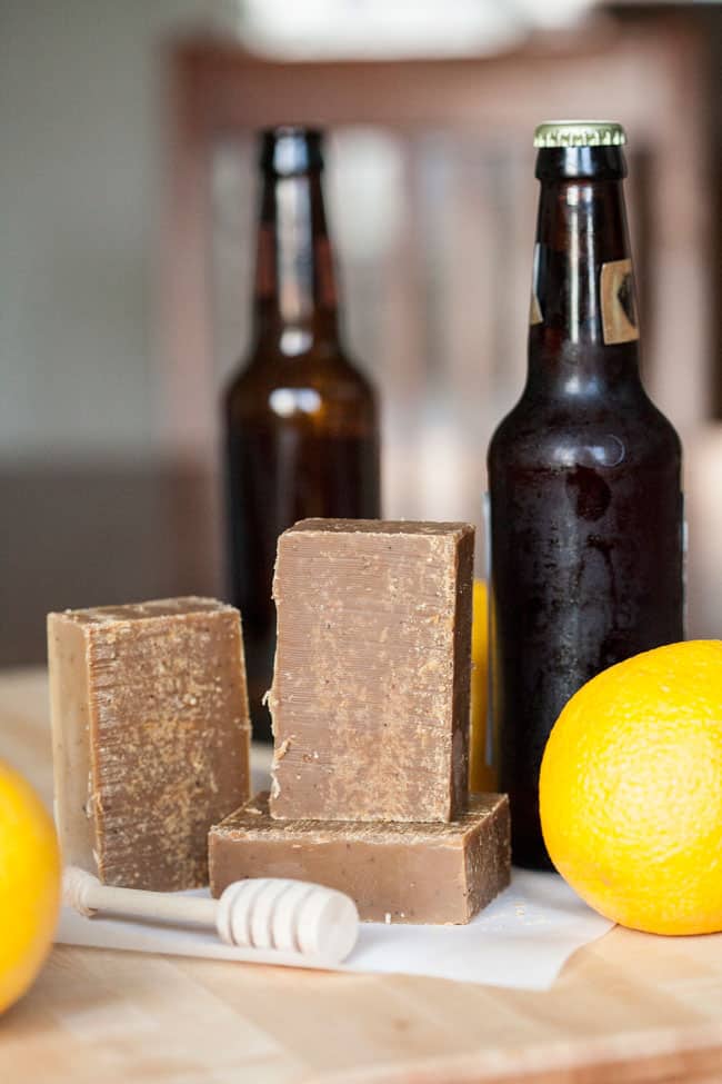 A RECIPE FOR CITRUS HONEY SCOTCH ALE SOAP