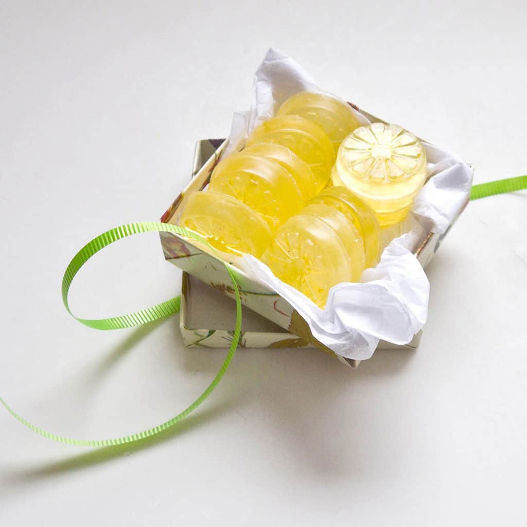Use Lemon Rinds to Make Adorable Soaps