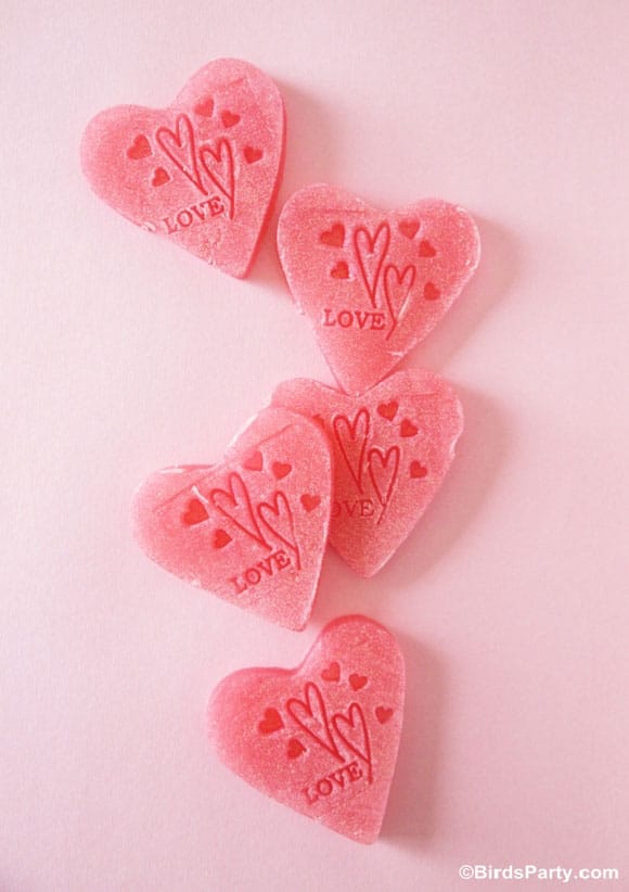 Sparkly Heart Soap