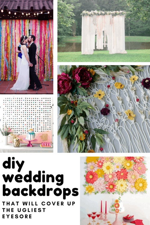 Wow these DIY wedding backdrops will look amazing in your photos - you can use them behind your dessert table or your alter