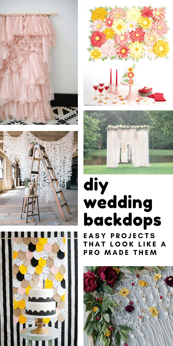 DIY Wax Paper Backdrop