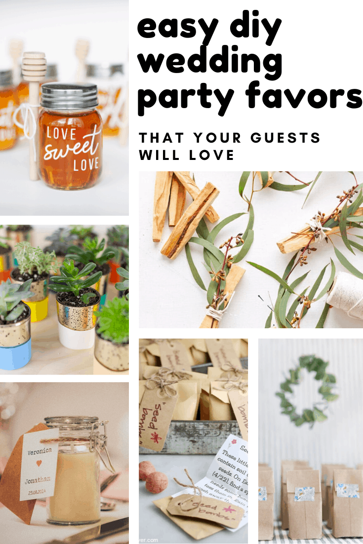 Diy Wedding Party Favors Your Guests Will Want To Take Home