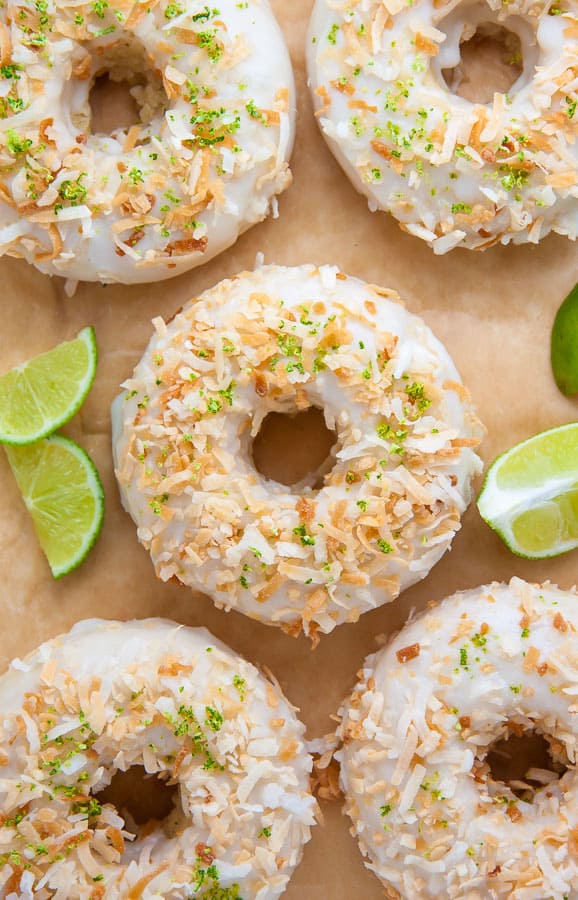 Key Lime Coconut Donuts
