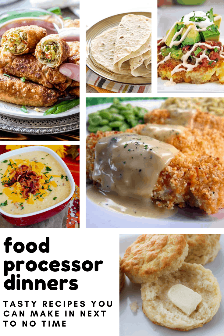 Loving these easy food processor dinner recipes for quick and simple midweek meals!
