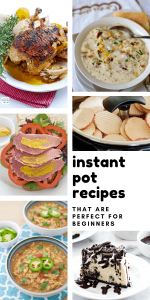 These easy instant pot recipes are just what I need to figure out how to use my new pressure cooker!