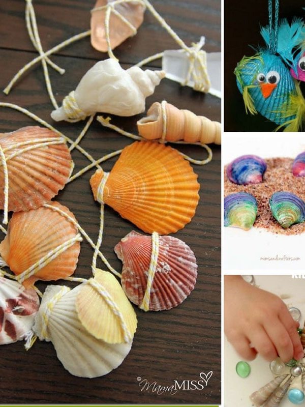 easy seashell crafts for kids