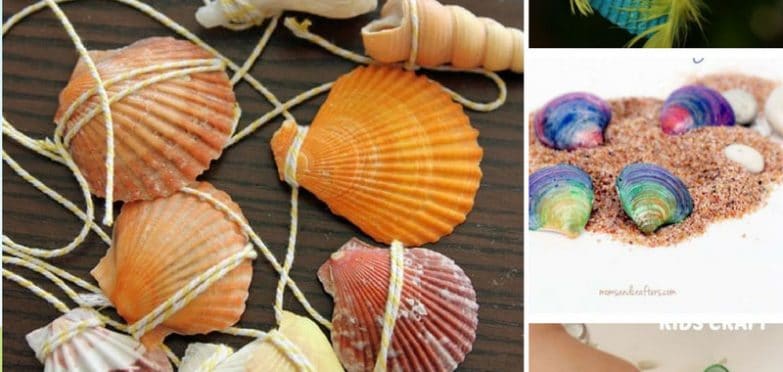 easy seashell crafts for kids
