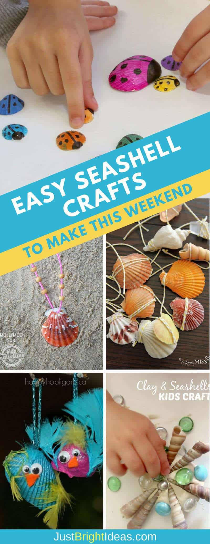 easy seashell crafts for prescoolers