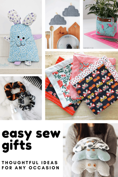 Loving these easy sew gifts! These handmade presents are perfect for any occasions including Christmas!