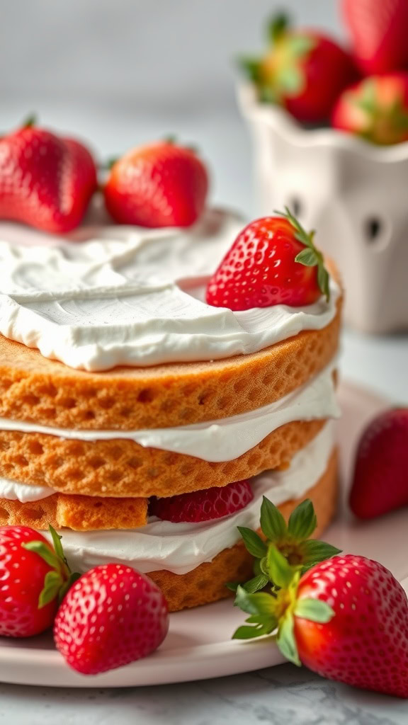 This easy strawberry charlotte cake is a delightful treat for spring. Layers of soft sponge cake and creamy filling come together with fresh strawberries for a refreshing dessert. You can find the full recipe here to impress your friends and family!