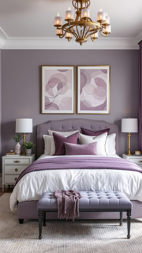 Adding purple wall art can really brighten up your space. It brings a touch of personality and style to any room. Whether you choose bold prints or subtle designs, purple can create a calming and inviting atmosphere.