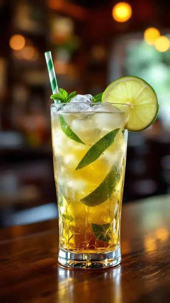 The Emerald Mule is a refreshing twist you'll want at your St. Patrick's Day gathering. This drink combines zesty lime, fresh mint, and a splash of ginger beer, making it both fun and easy to enjoy. Serve it over ice for a cool treat that’s perfect for celebrating!