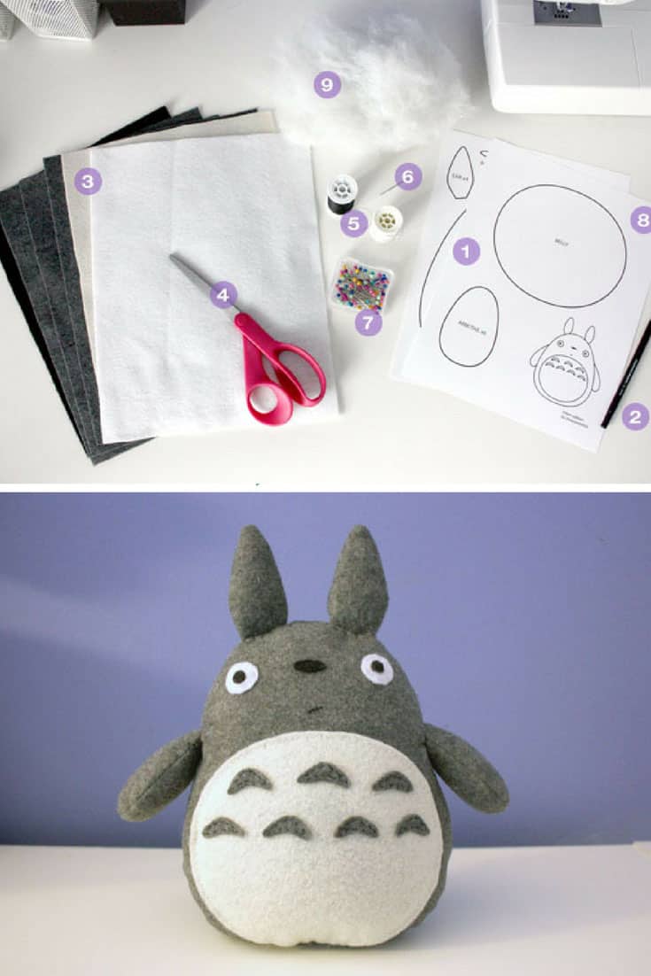DIY Totoro Plush Tutorial