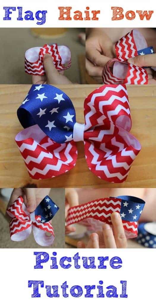 4th of July Hair Bows