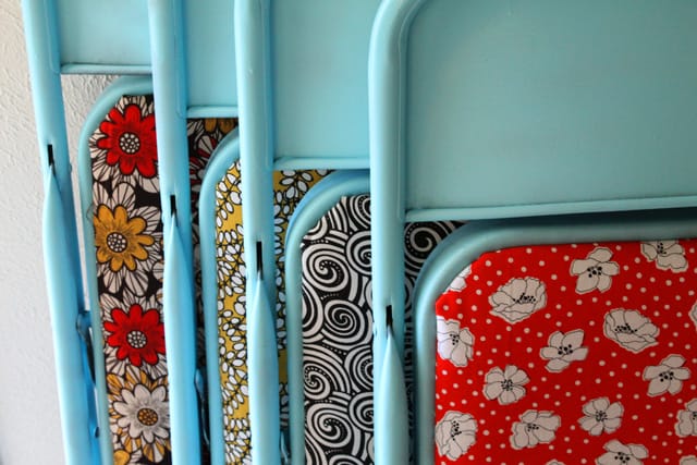 Give old folding chairs a new lease of life