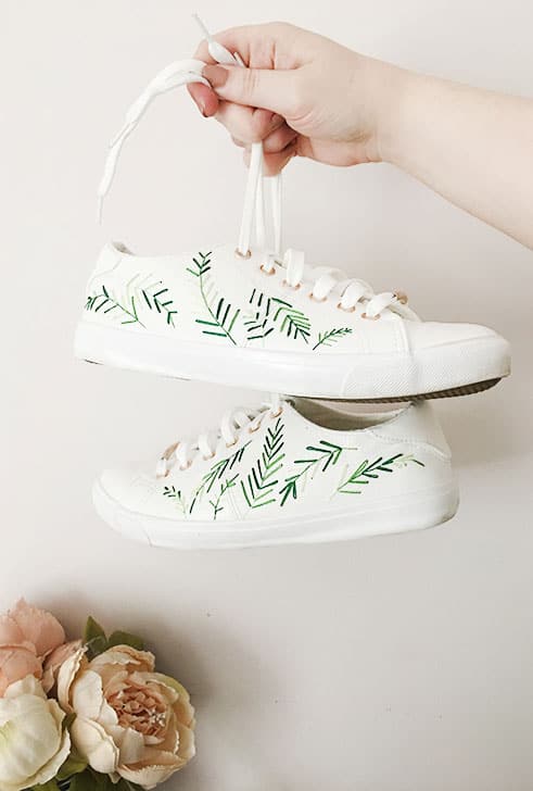 Embroidered Palm Lead Trainers