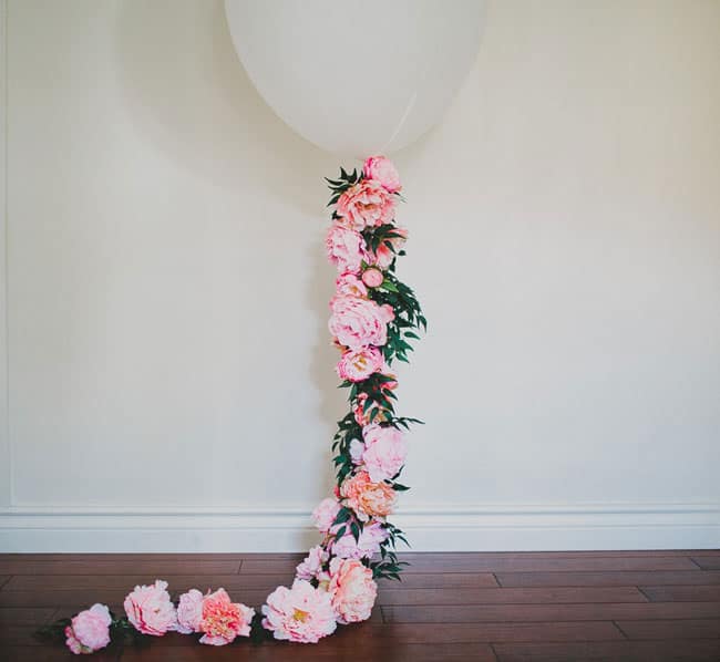 DIY Floral Balloon with Afloral