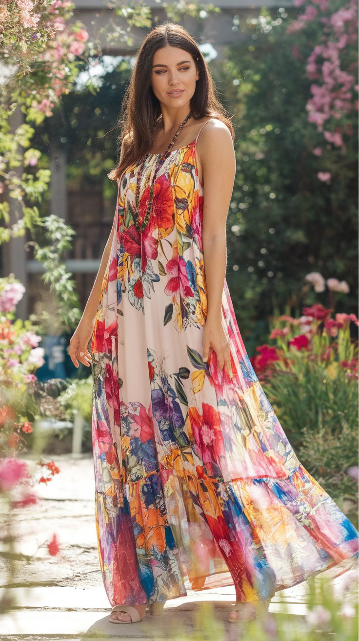 Flowy maxi dresses are a must-have for spring, especially those with vibrant floral patterns. They are perfect for sunny days, making every outing feel special and breezy. Pair them with sandals and a light jacket for a relaxed yet stylish look.