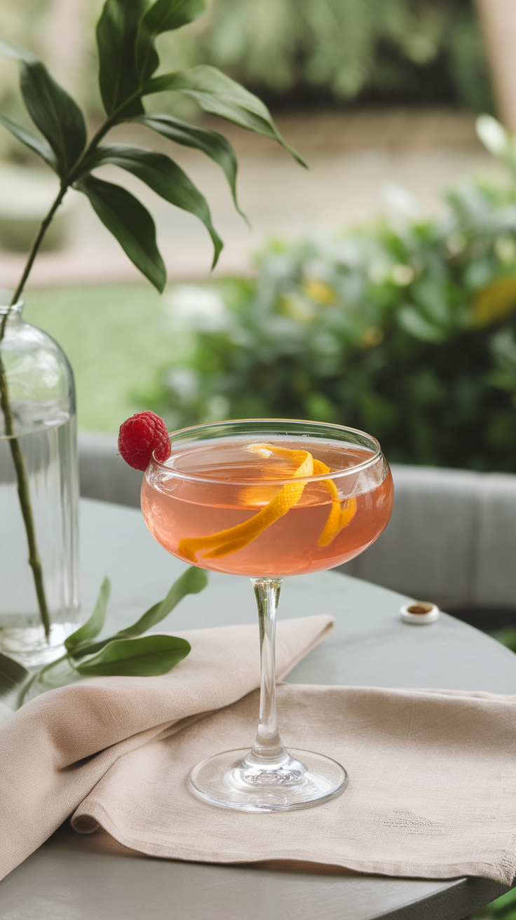 The French Martini is a delightful twist on the classic martini, combining vodka, raspberry liqueur, and pineapple juice. This cocktail is fruity, refreshing, and perfect for a casual gathering or a fancy night out. It has a unique sweetness that balances the smoothness of the vodka, making it a crowd favorite.