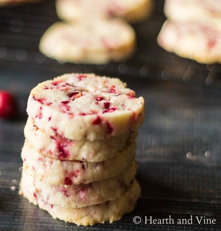 Fresh Cranberry Shortbread Cookie Recipe For The Holidays